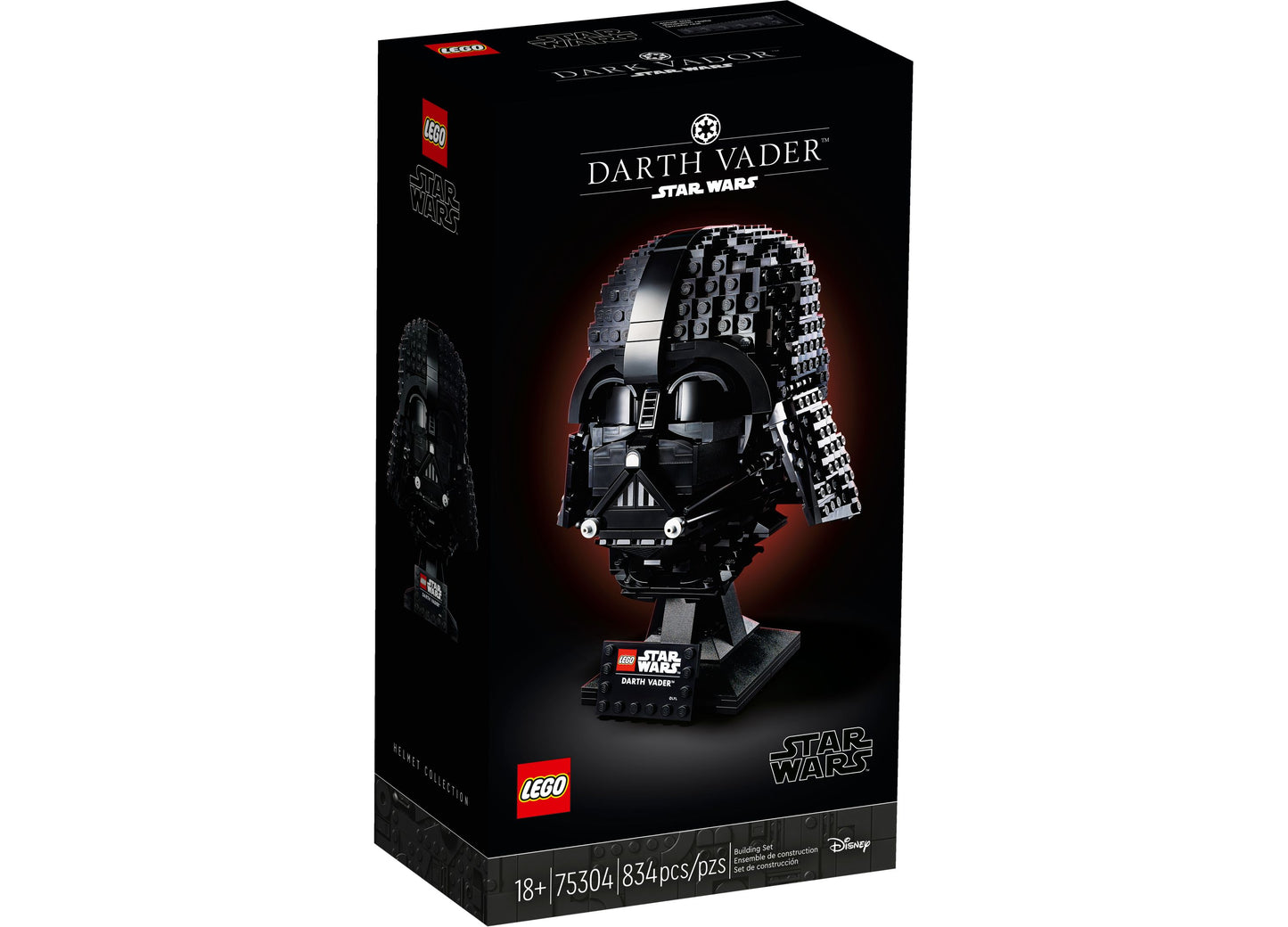 LEGO Star Wars Darth Vader Helmet 834-Piece Collectible Building Kit