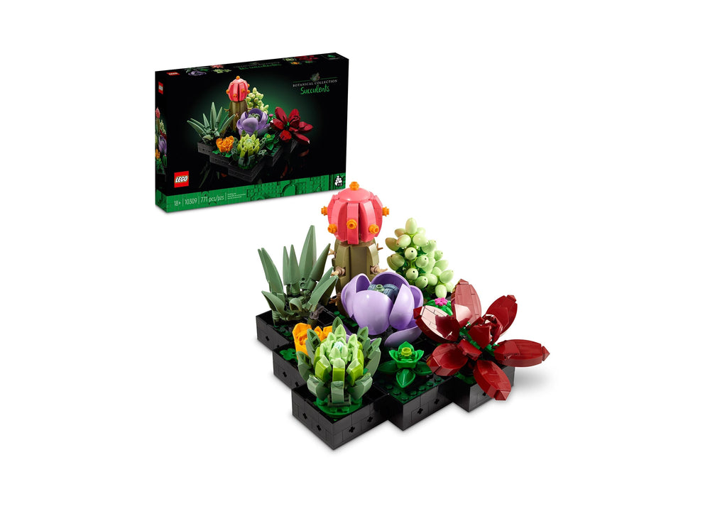 LEGOÂ® Icons 10309 Succulents Botanical House Plants Adult Toy Building Set