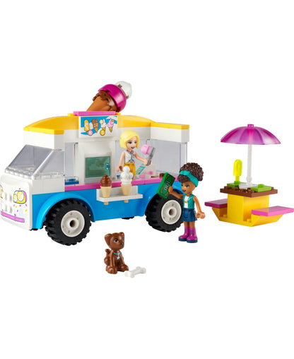 LEGO Friends Ice-Cream Truck 84-Piece Building Set with Andrea and Roxy Figures