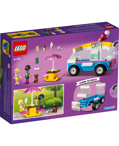 LEGO Friends Ice-Cream Truck 84-Piece Building Set with Andrea and Roxy Figures