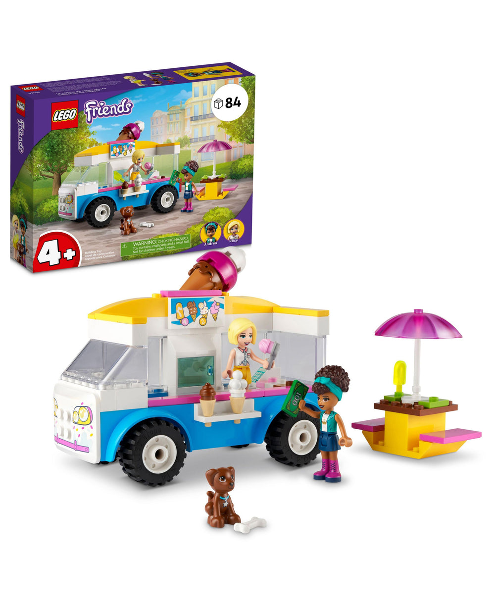 LEGO Friends Ice-Cream Truck 84-Piece Building Set with Andrea and Roxy Figures