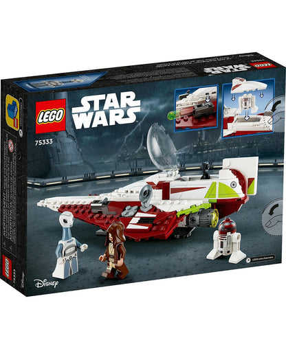 LEGO Star Wars Obi-Wan Kenobi's Jedi Starfighter 75333 Building Kit - 282 Pieces