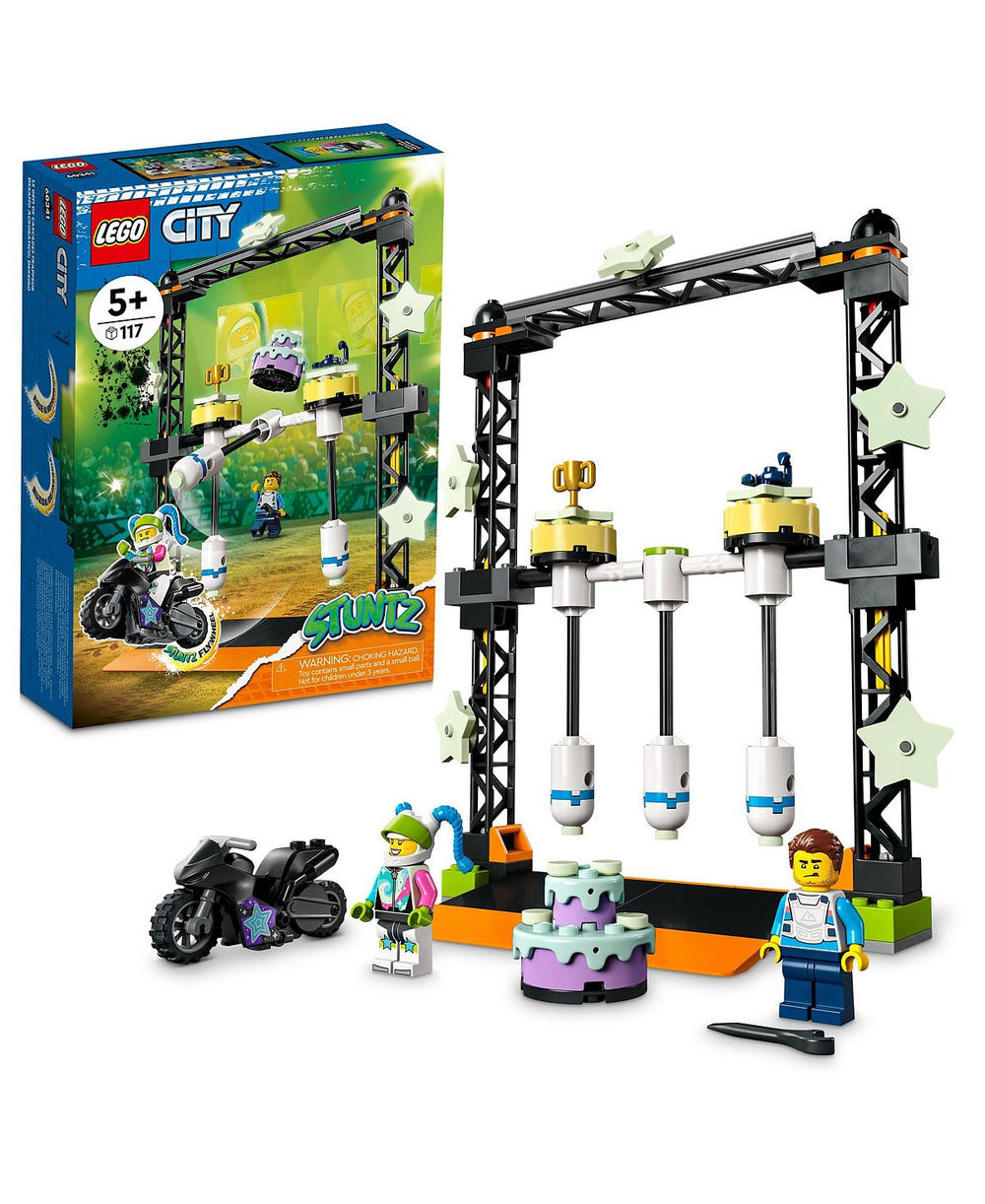 LEGO City Stuntz The Knockdown Stunt Challenge Building Kit (117 Pieces)