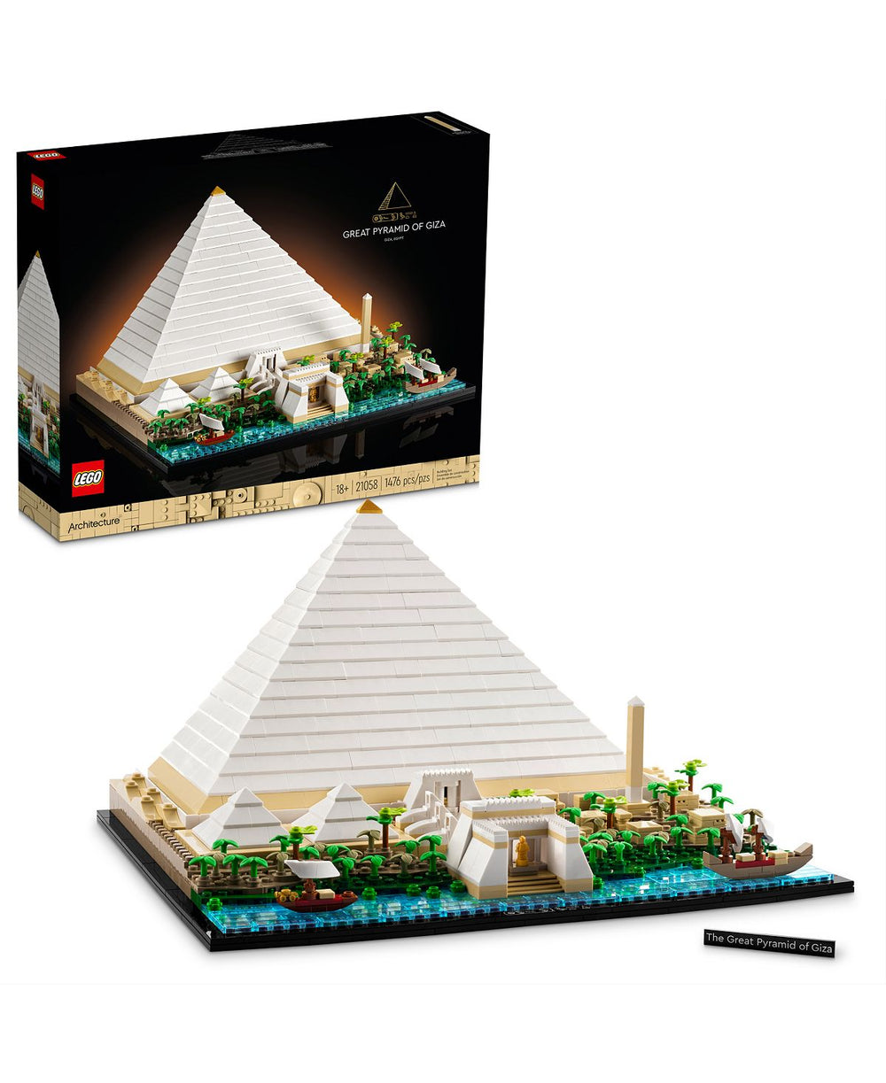 LEGO Architecture Great Pyramid of Giza Model Kit - 1476 Pieces