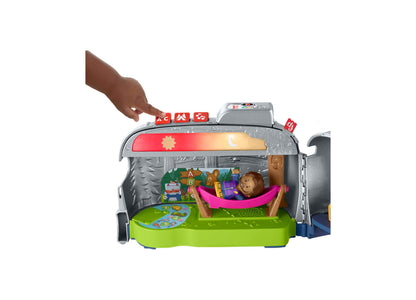 Fisher Price Little People Light-Up Learning Camper - Interactive Educational Toy