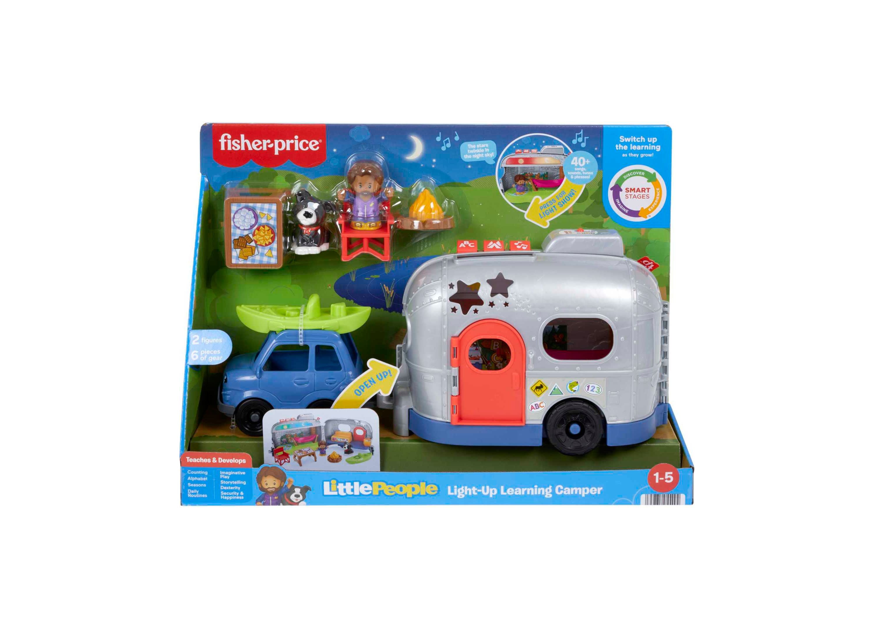 Fisher Price Little People Light Up Learning Camper Interactive Educ Toys R Us