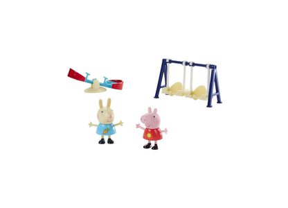 Hasbro Peppa Pig Outdoor Fun Playset with Swings and Seesaw