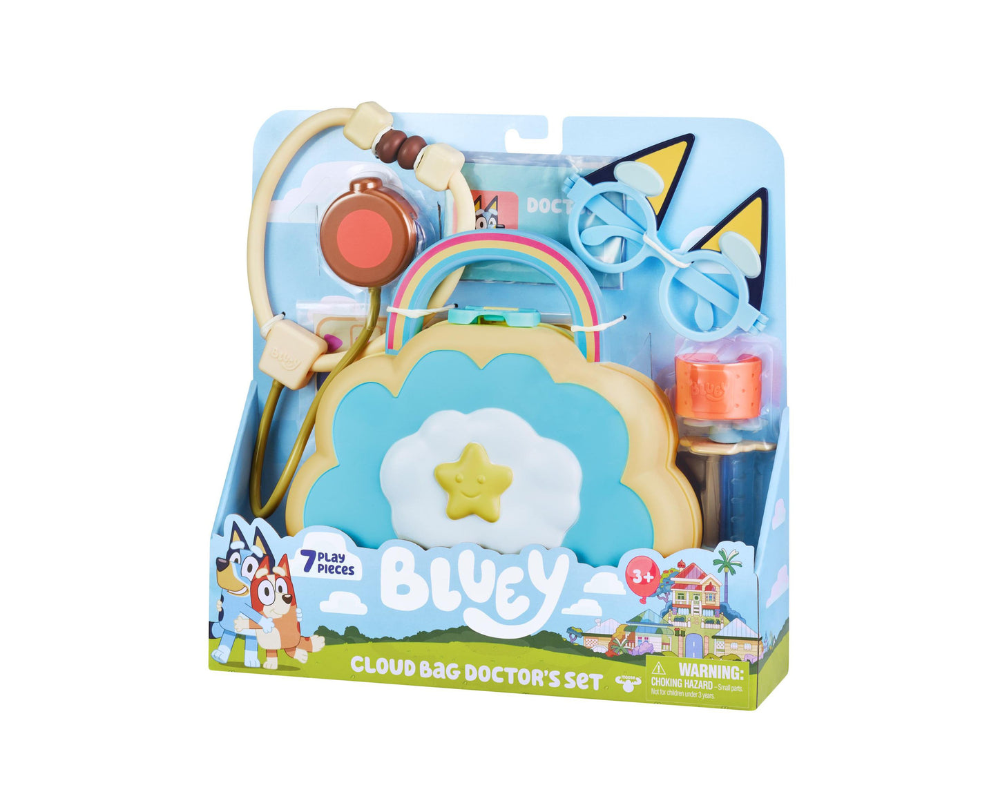 Bluey Series 7 Cloud Doctor Bag Playset with Medical Tools