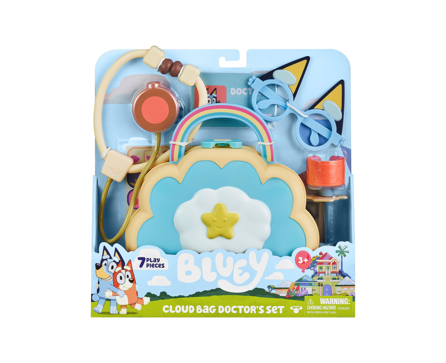 Bluey Series 7 Cloud Doctor Bag Playset with Medical Tools