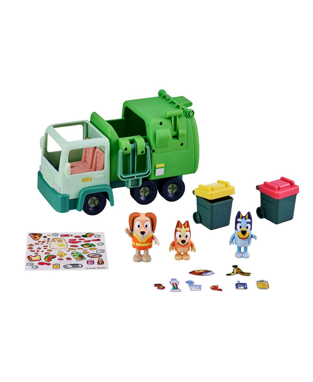 Bluey Series 6 Interactive Garbage Truck Playset with Figures