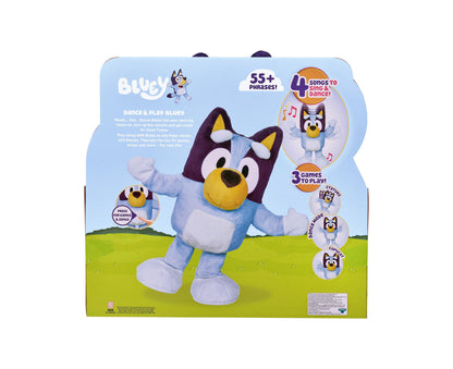 Bluey Dance Play Feature Plush - Interactive 13" Toy