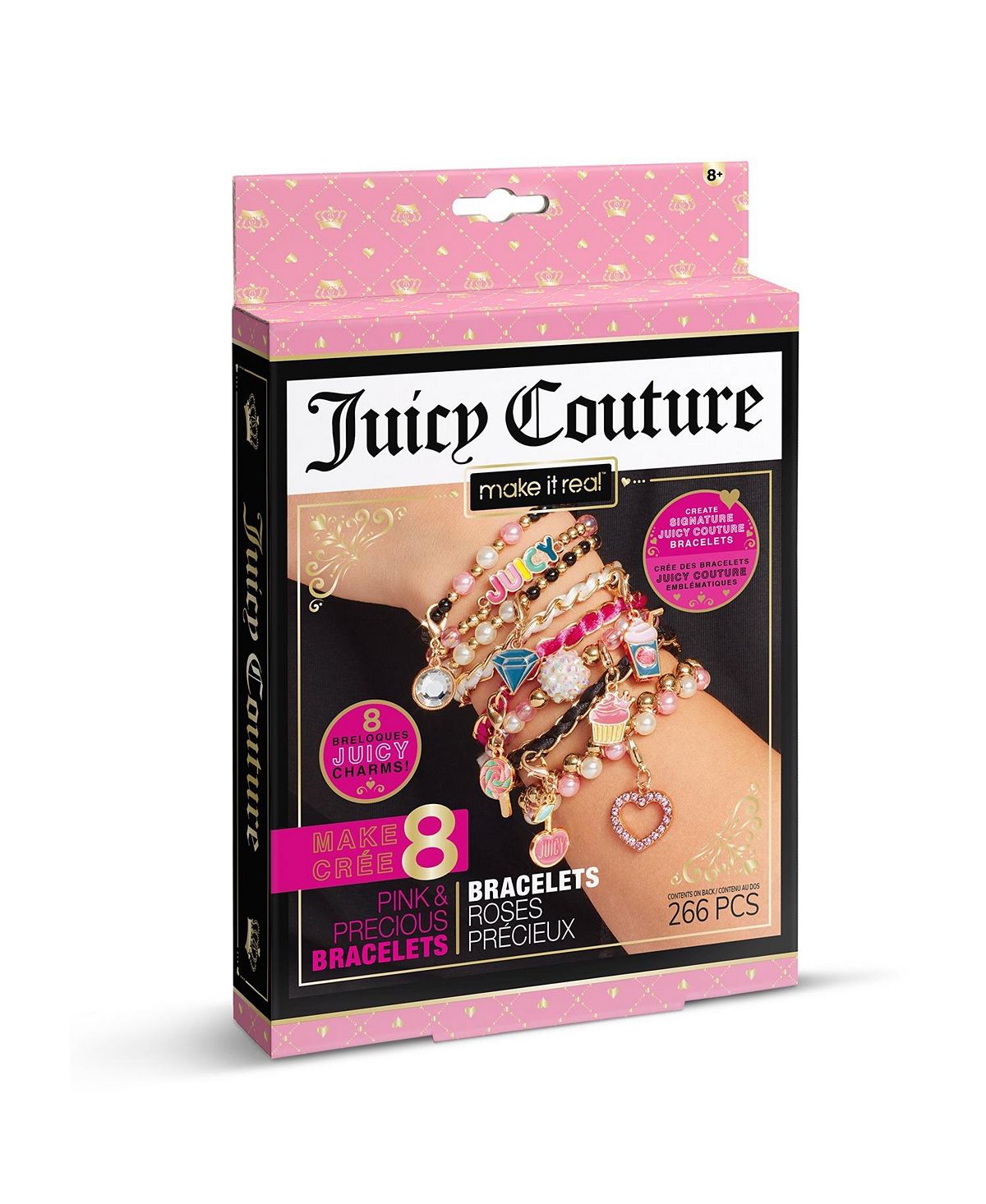 Juicy Couture Mini Pink & Precious DIY Bracelet Kit - Create Stylish Jewelry