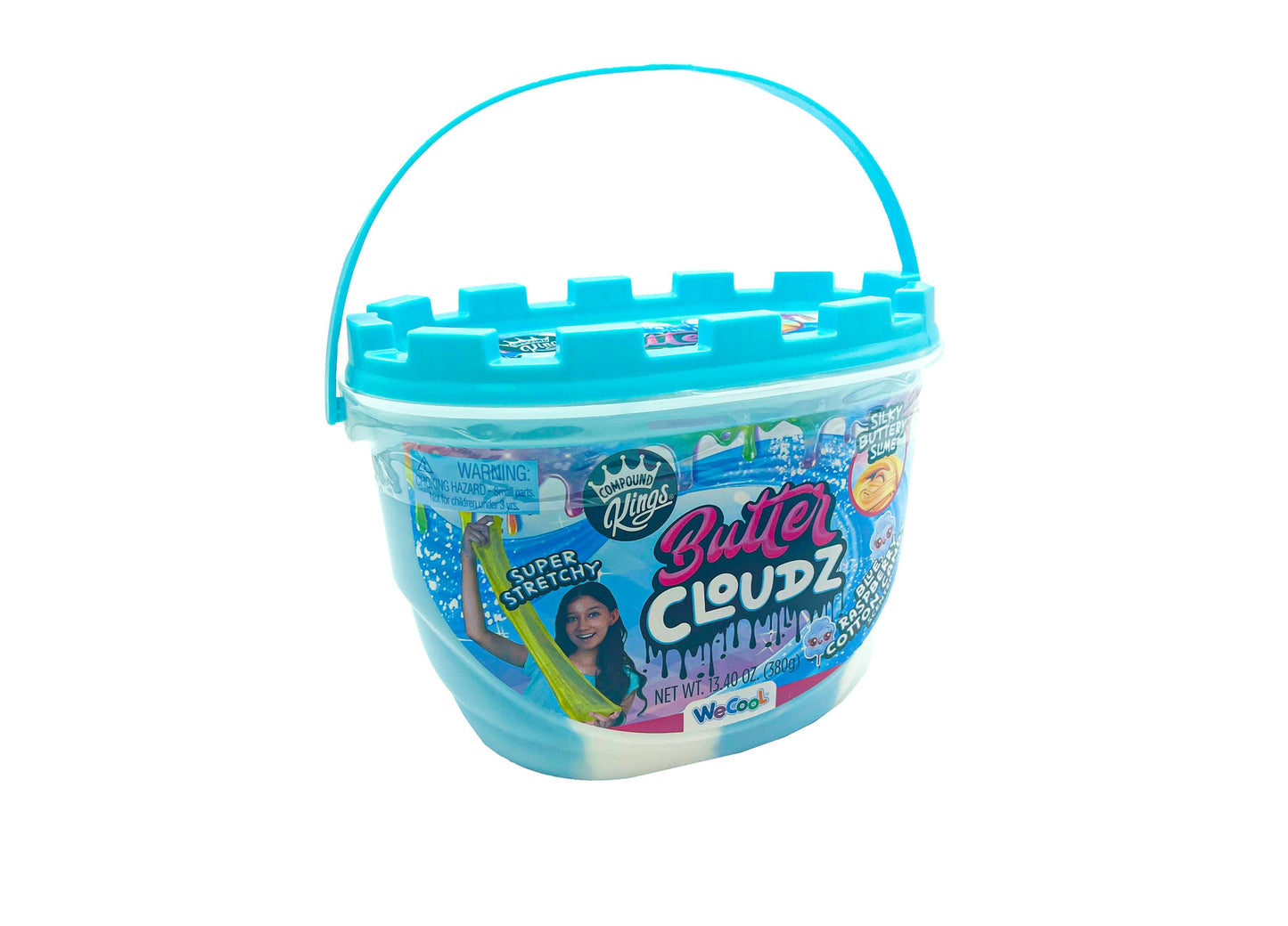 Compound Kings Butter Cloudz Slime Kit - Blue Raspberry & Cotton Candy