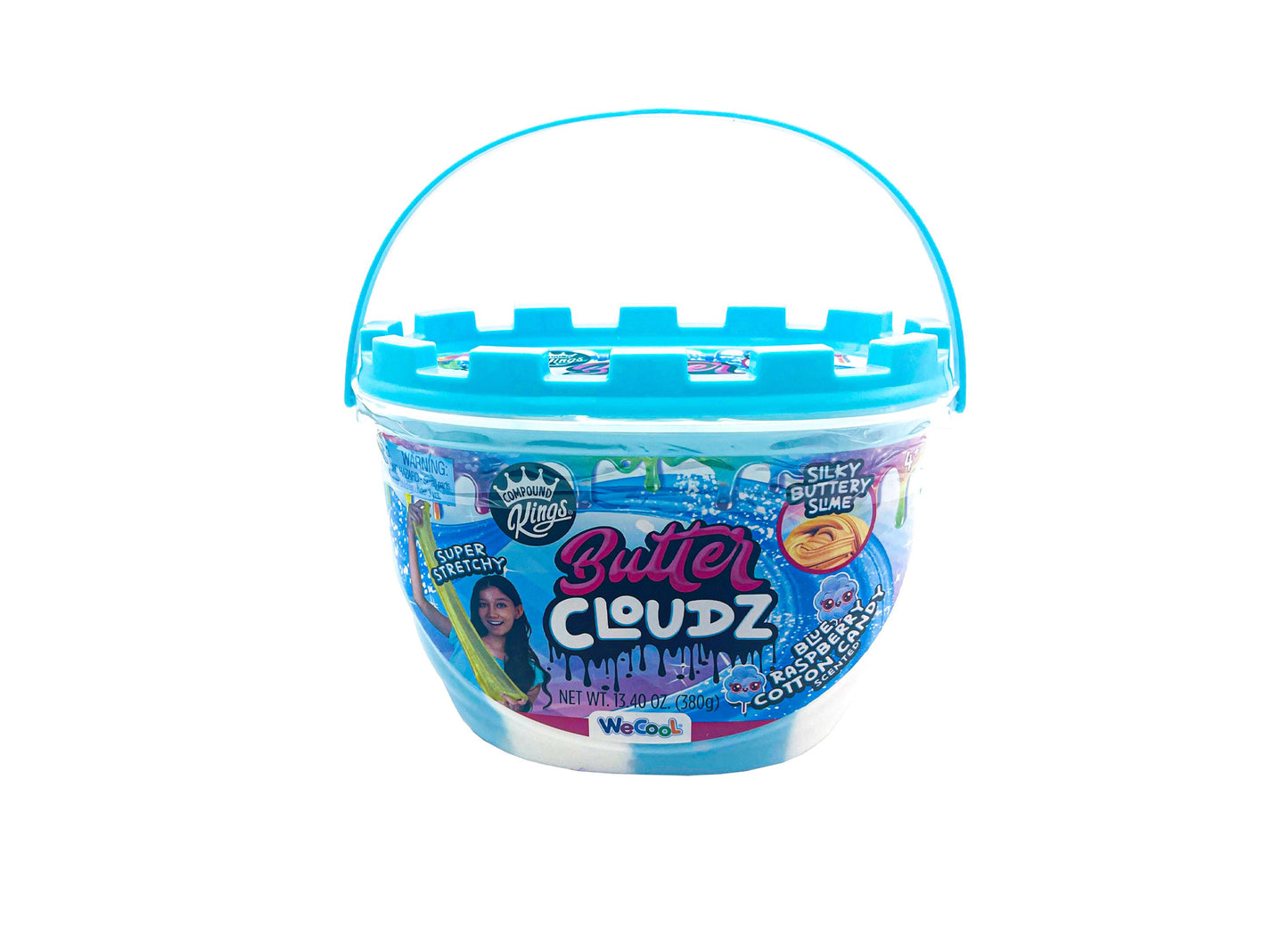 Compound Kings Butter Cloudz Slime Kit - Blue Raspberry & Cotton Candy