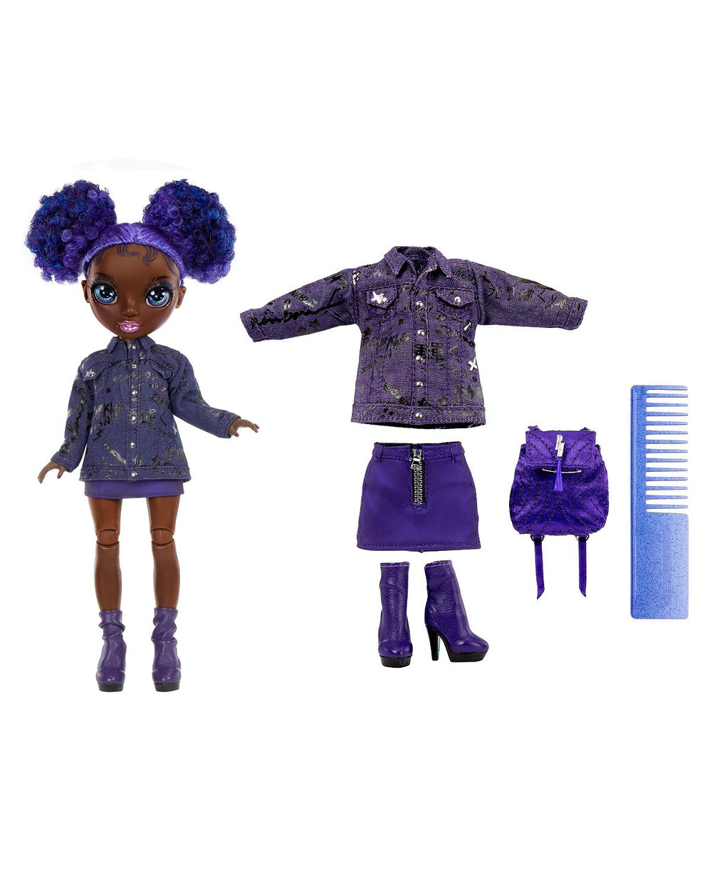 Rainbow High Junior High Fashion Doll - Krystal Bailey with Signature Purple Outfit