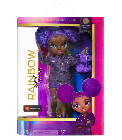 Rainbow High Junior High Fashion Doll - Krystal Bailey with Signature Purple Outfit