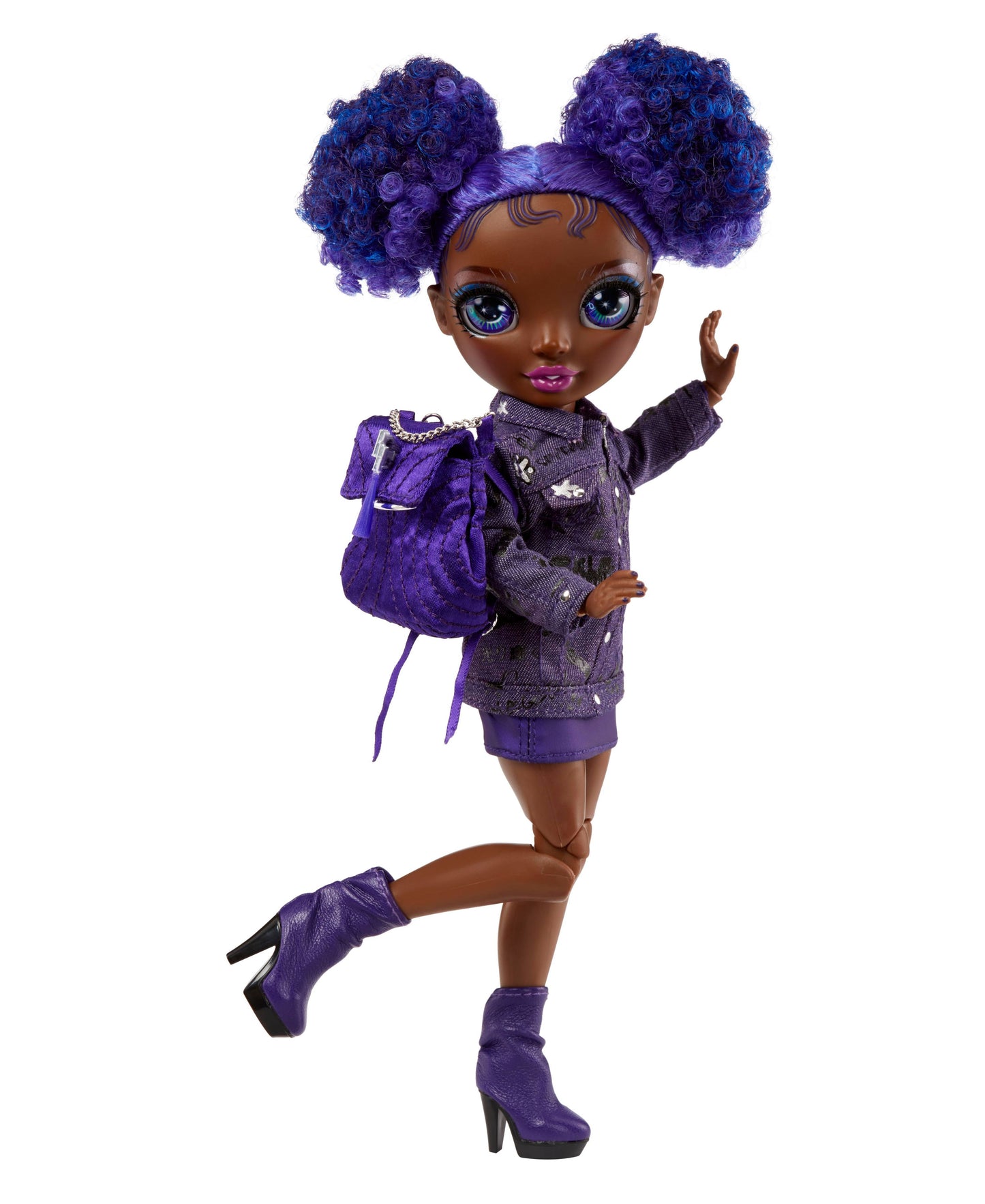 Rainbow High Junior High Fashion Doll - Krystal Bailey with Signature Purple Outfit