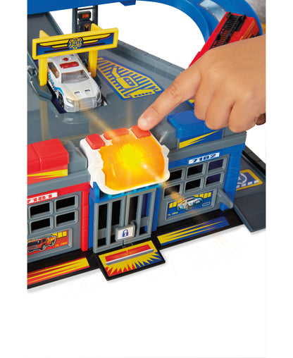 Toys R Us Fast Lane Rescue Station Playset with Interactive Features