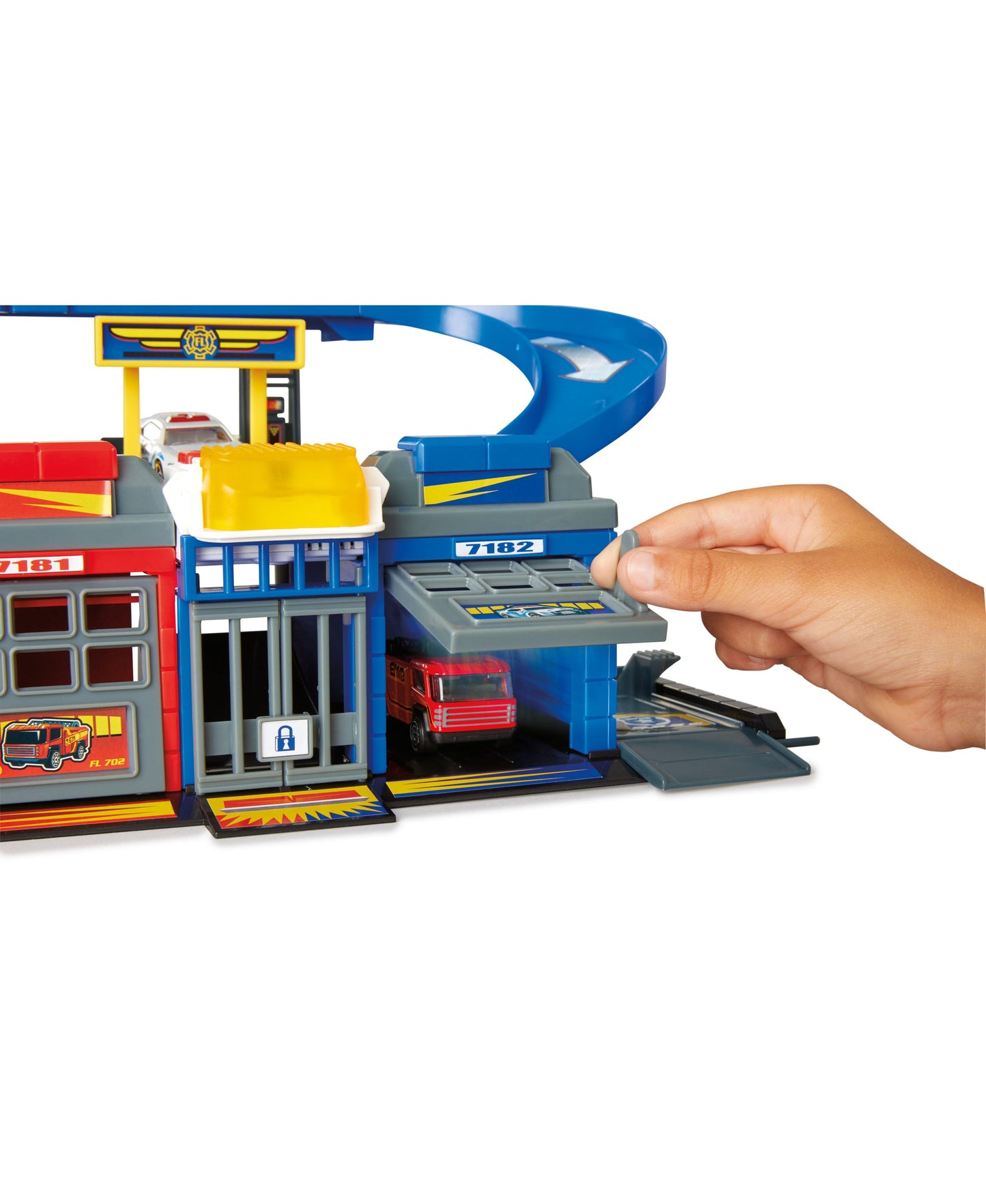 Toys R Us Fast Lane Rescue Station Playset with Interactive Features