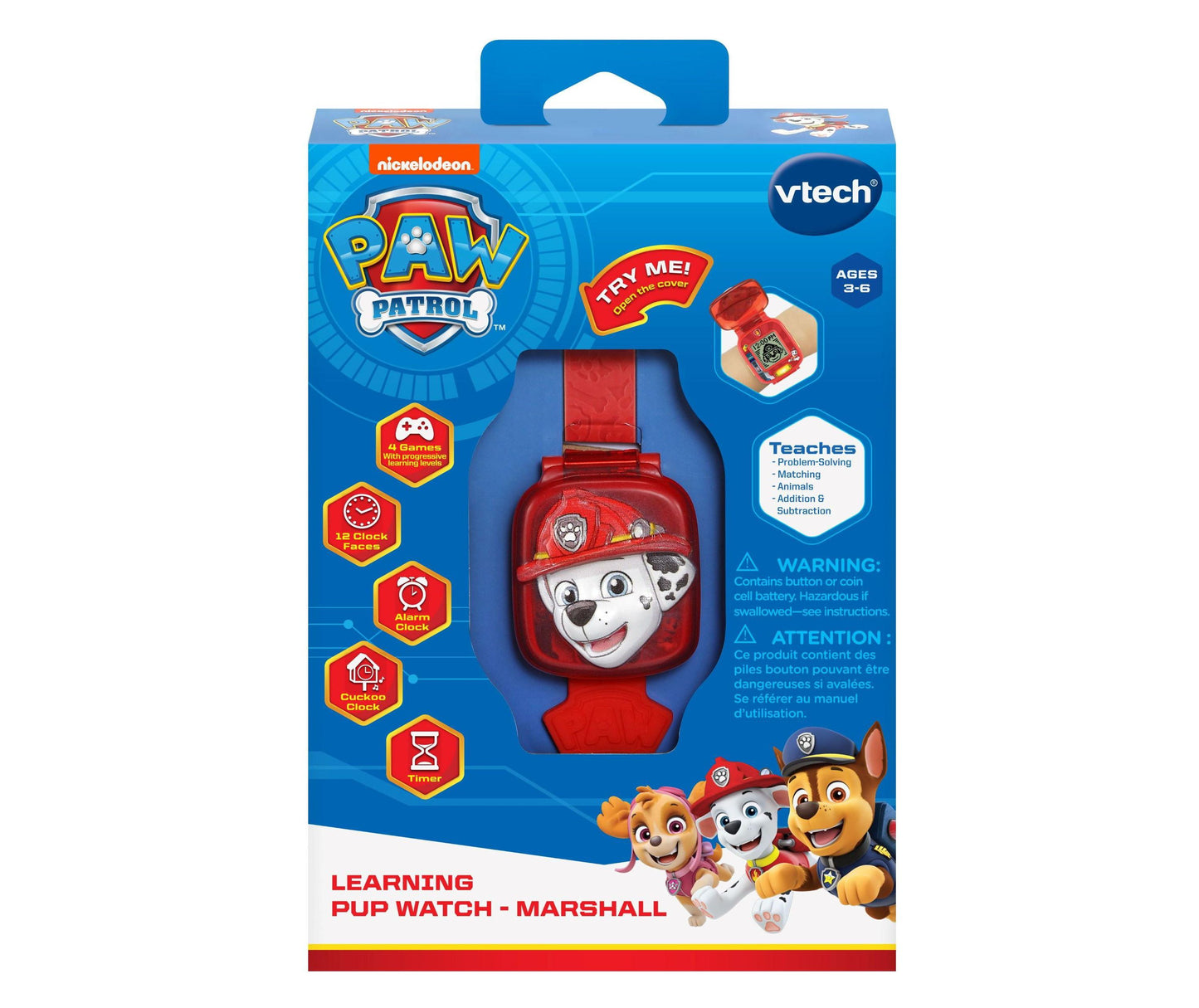 CLOSEOUT! VTech PAW Patrol Learning Pup Watch, Marshall