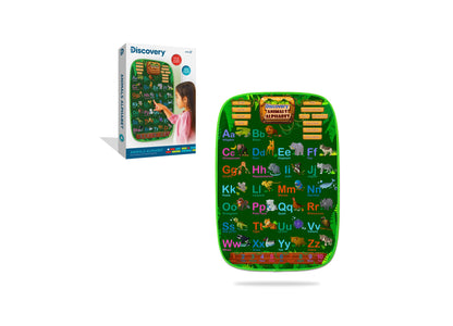 Discovery Kids 34-Piece Animal Alphabet Electronic Learning Board - Interactive Educational Toy