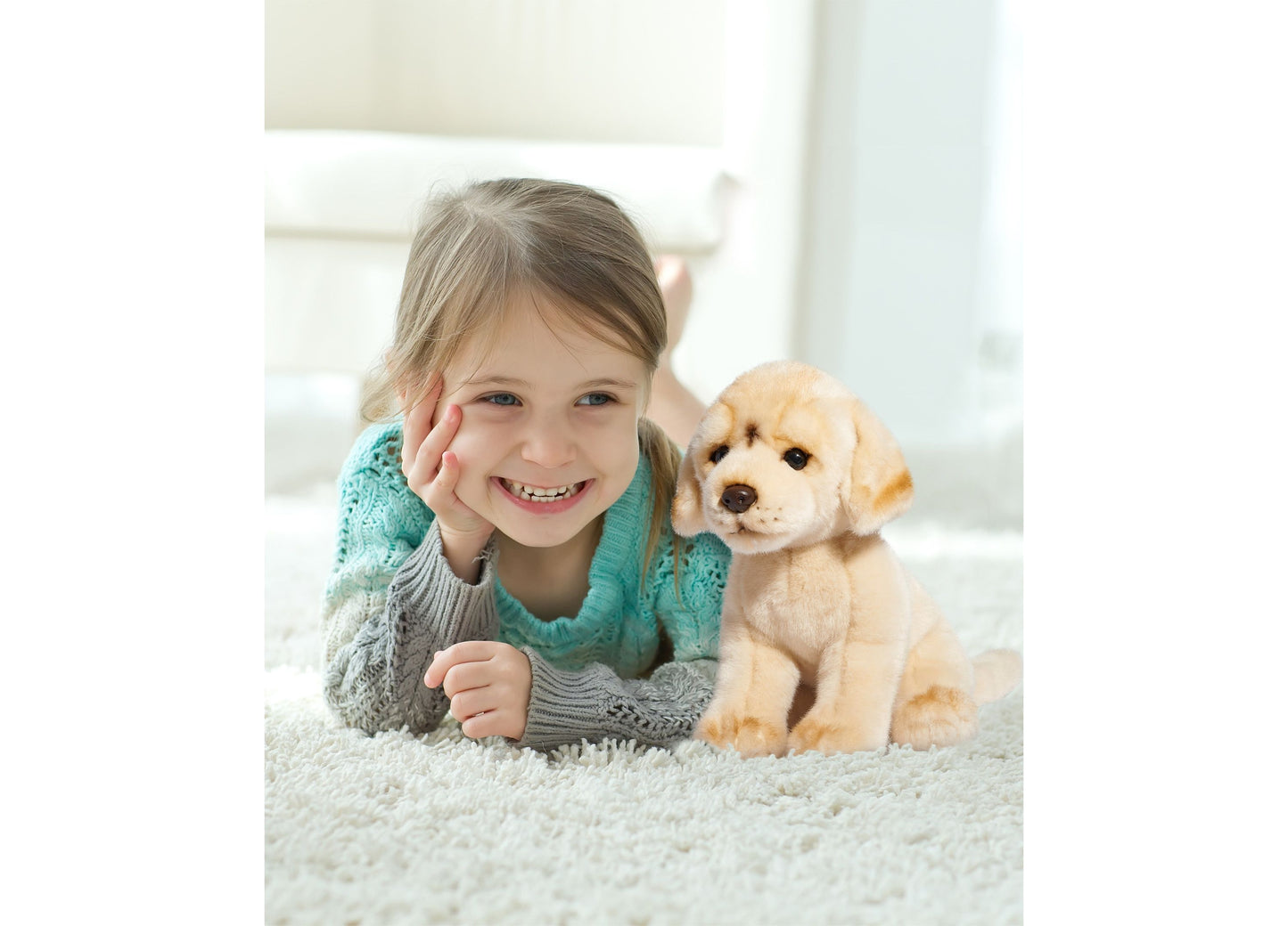 Geoffrey's Toy Box 10-inch Plush Labrador Puppy Dog Toy - Exclusive to Macy's