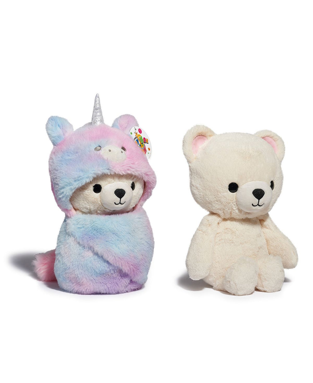 Geoffrey's Toy Box 10 inch Cozie Friends Unicorn Teddy Bear - Exclusive to Macy's