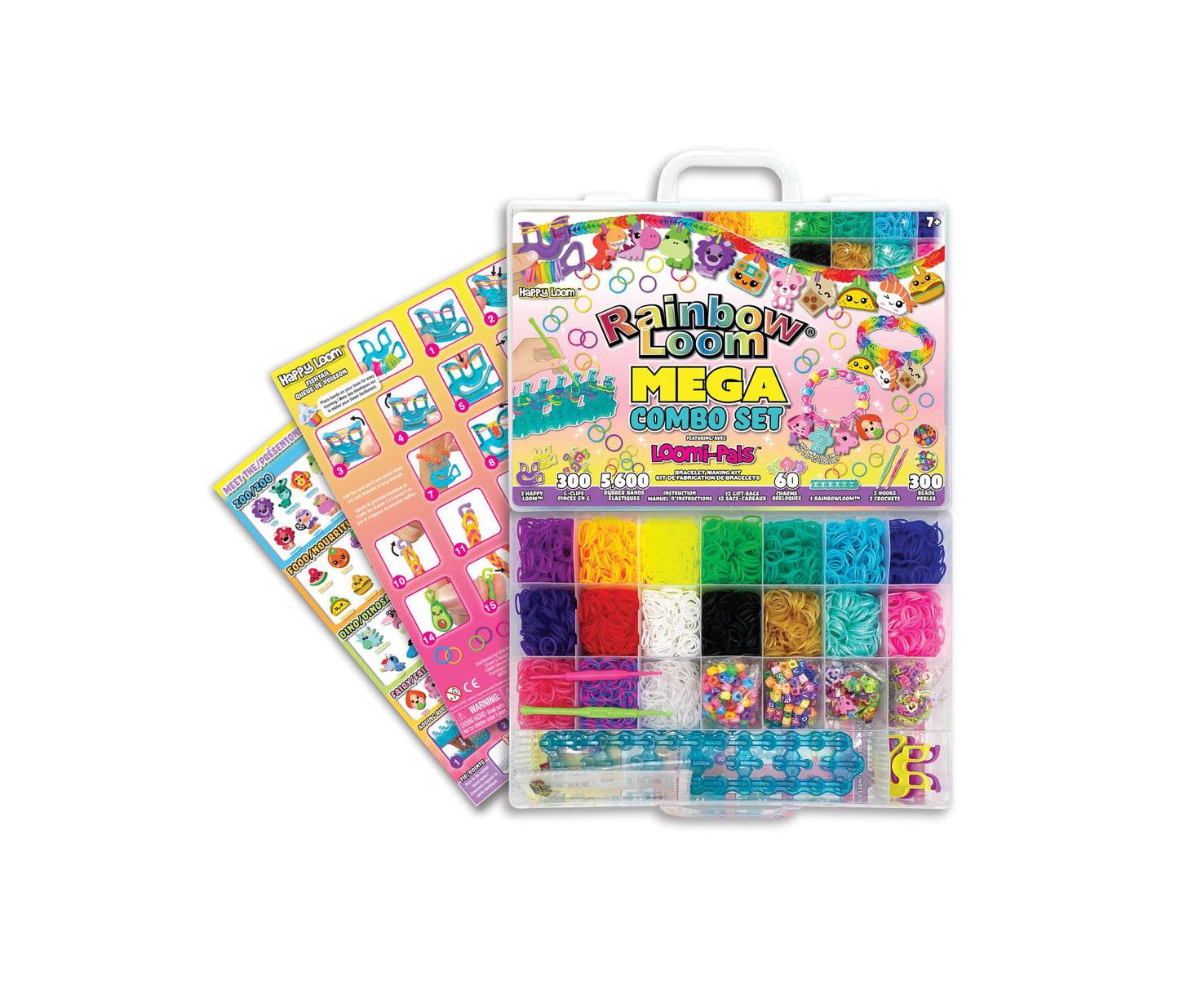 Rainbow Loom Mega Combo Set - Loomipal 5664-Piece Bracelet Making Kit