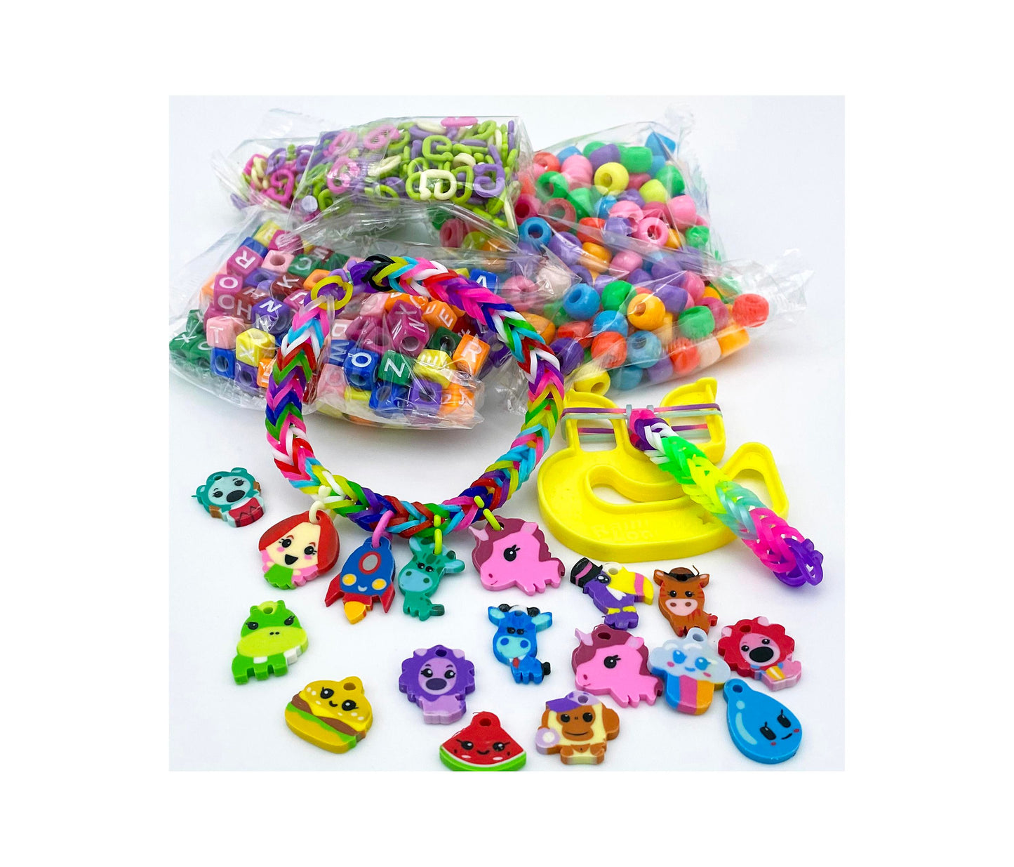 Rainbow Loom Mega Combo Set - Loomipal 5664-Piece Bracelet Making Kit