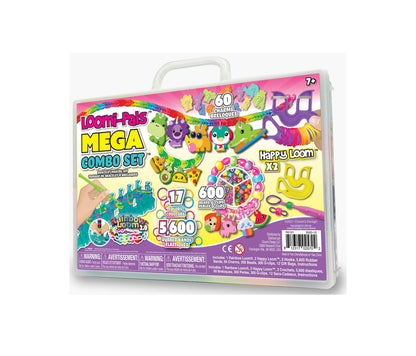 Rainbow Loom Mega Combo Set - Loomipal 5664-Piece Bracelet Making Kit