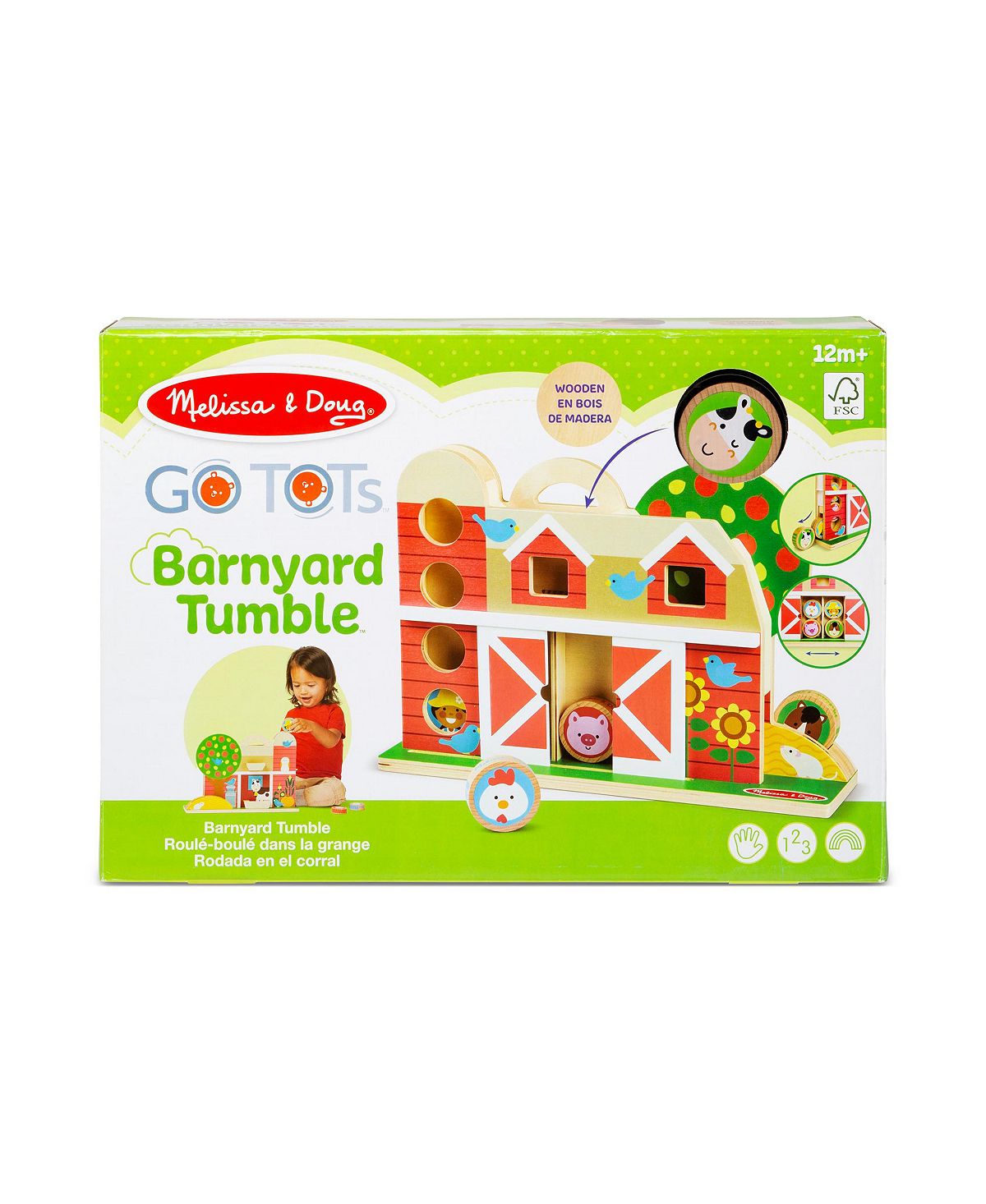 Melissa & Doug GO TOTs Barnyard Tumble ‚Äì Interactive Farm Play Set