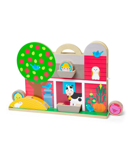 Melissa & Doug GO TOTs Barnyard Tumble ‚Äì Interactive Farm Play Set