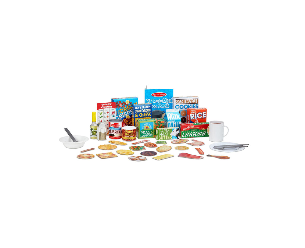 Melissa & Doug Deluxe Kitchen Collection - 58-Piece Cooking & Play Food Set