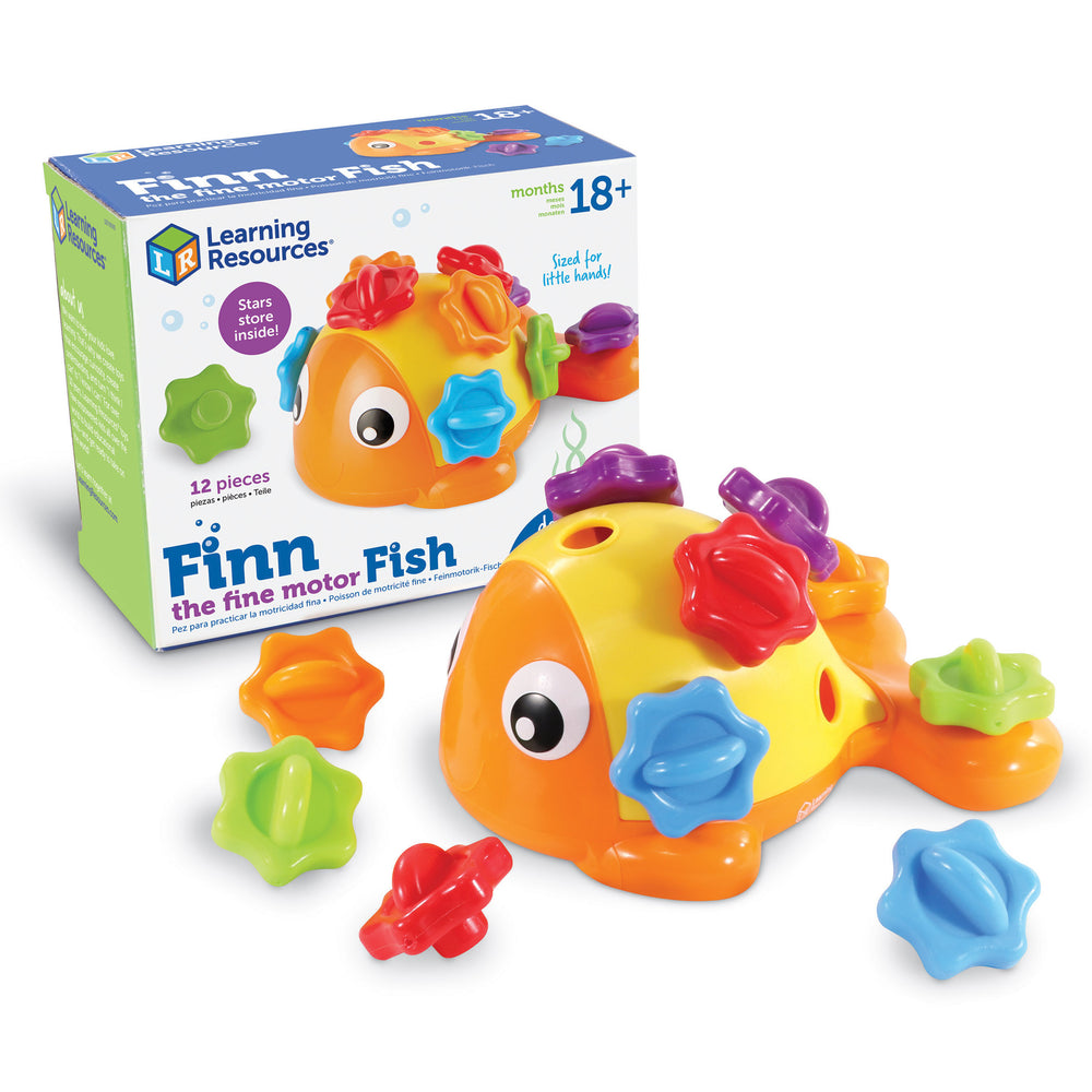 Learning Resources Finn the Fine Motor Fish - Color Matching Activity Toy