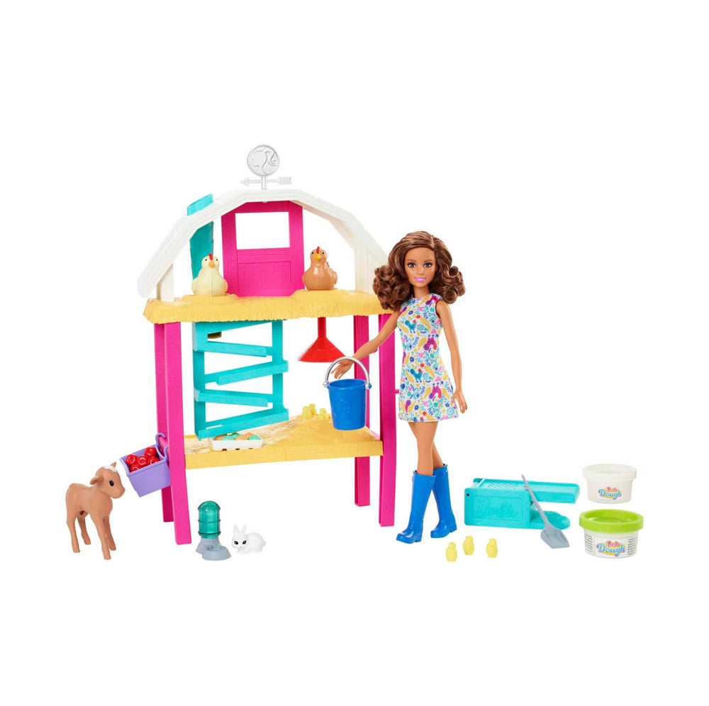 Barbie Hatch & Gather Egg Farm Playset with Interactive Features