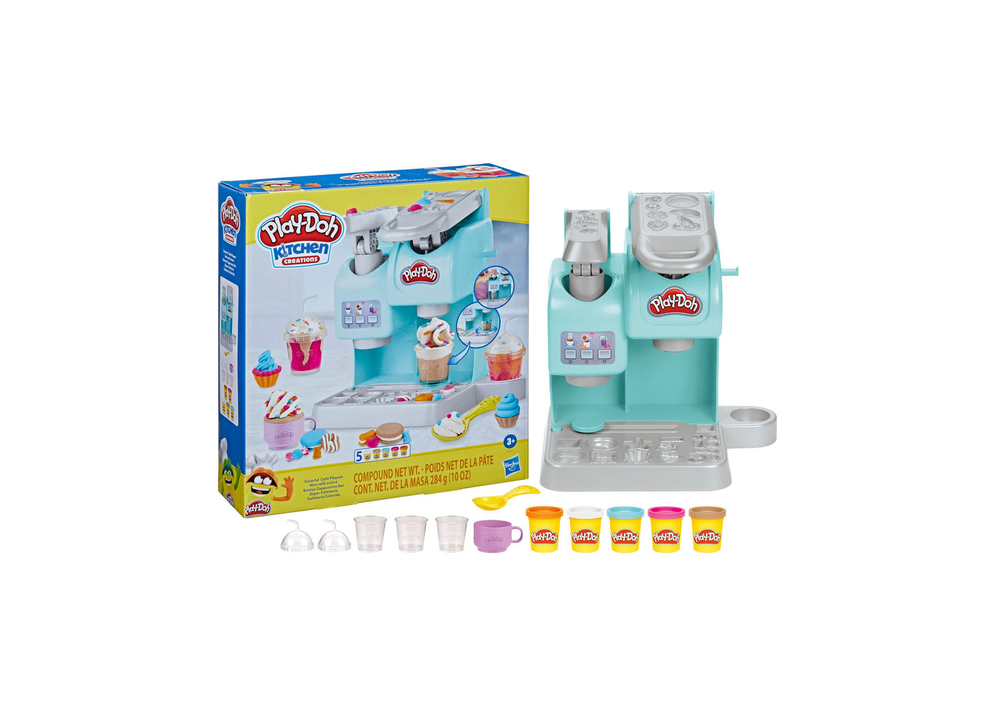 Play-Doh Kitchen Creations Colorful Cafe Playset - Whipped Fantasy