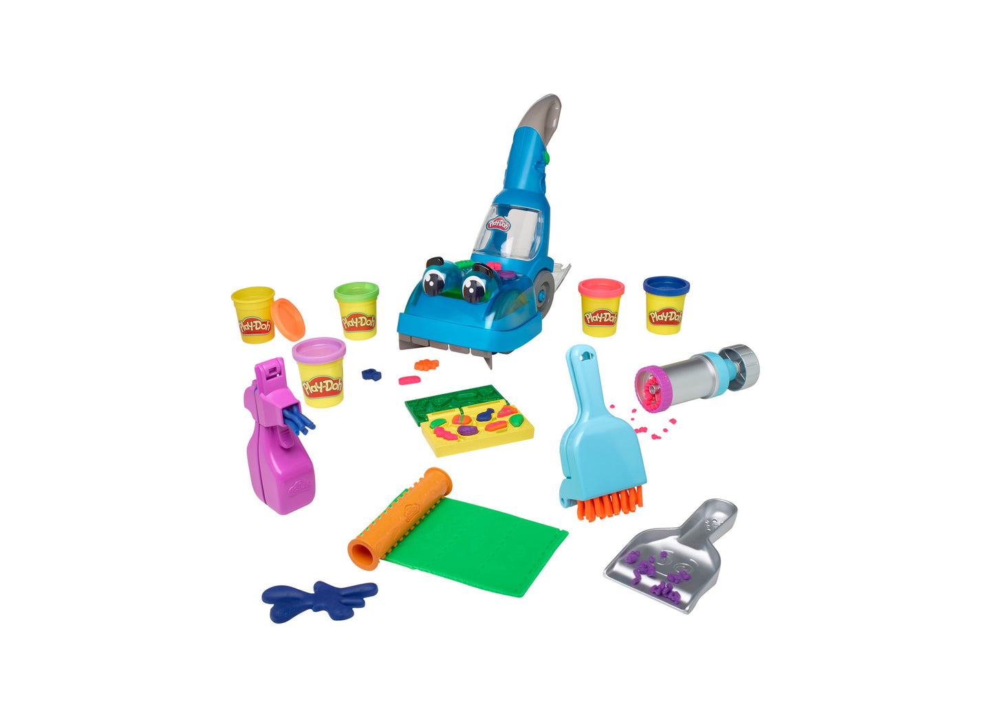 Play-Doh Zoom Zoom Vacuum and Clean-up Set - Interactive Toy for Kids