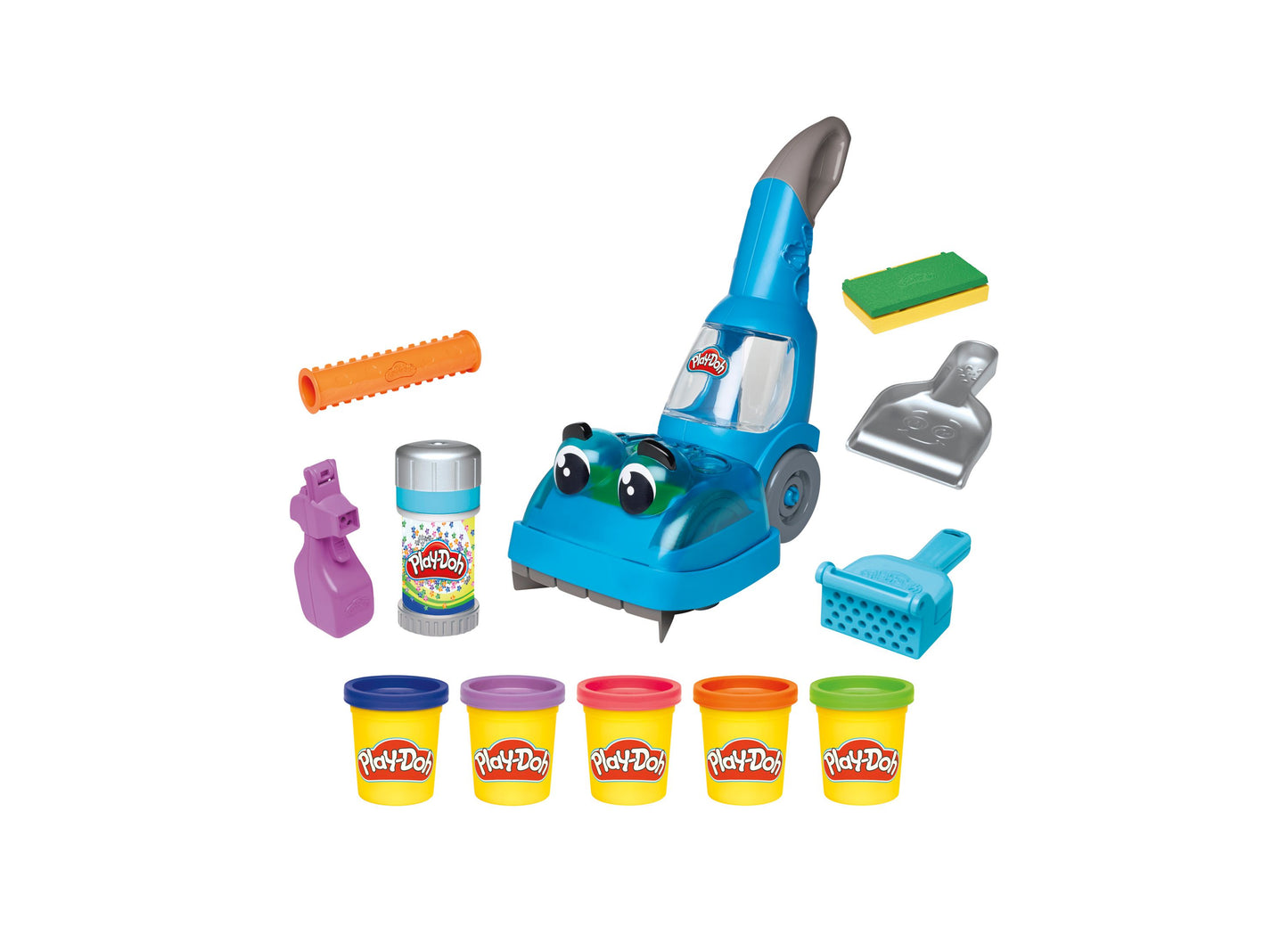 Play-Doh Zoom Zoom Vacuum and Clean-up Set - Interactive Toy for Kids