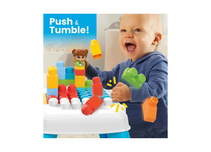 MEGA BLOKS 25-Piece Build 'n Tumble Table with Interactive Features