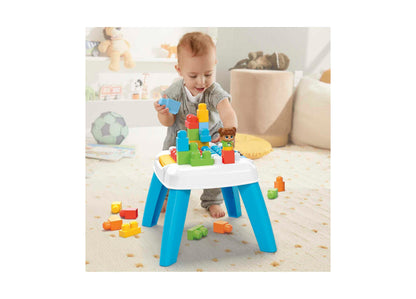 MEGA BLOKS 25-Piece Build 'n Tumble Table with Interactive Features