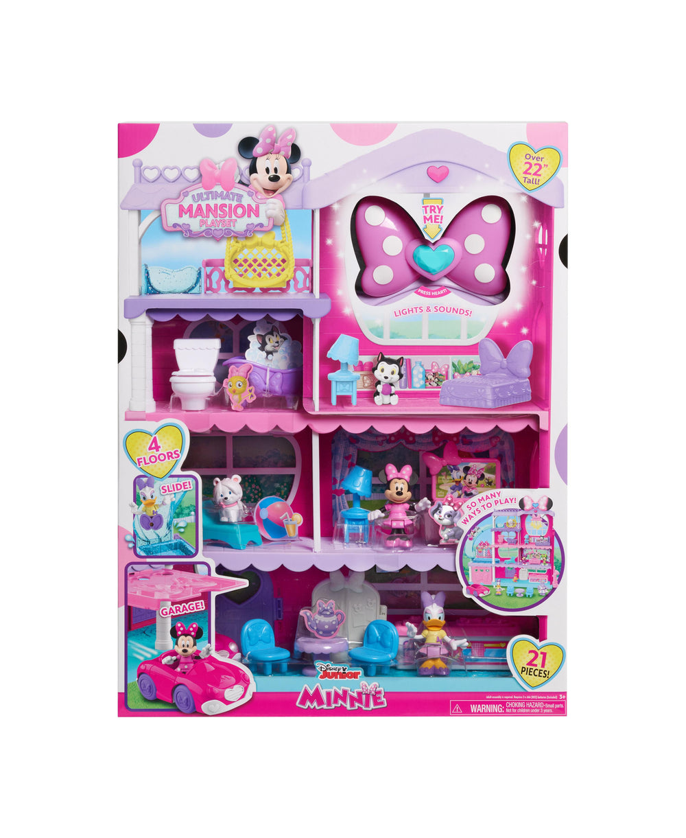 Disney Minnie Mouse Marvelous Mansion Playset - Interactive Dollhouse