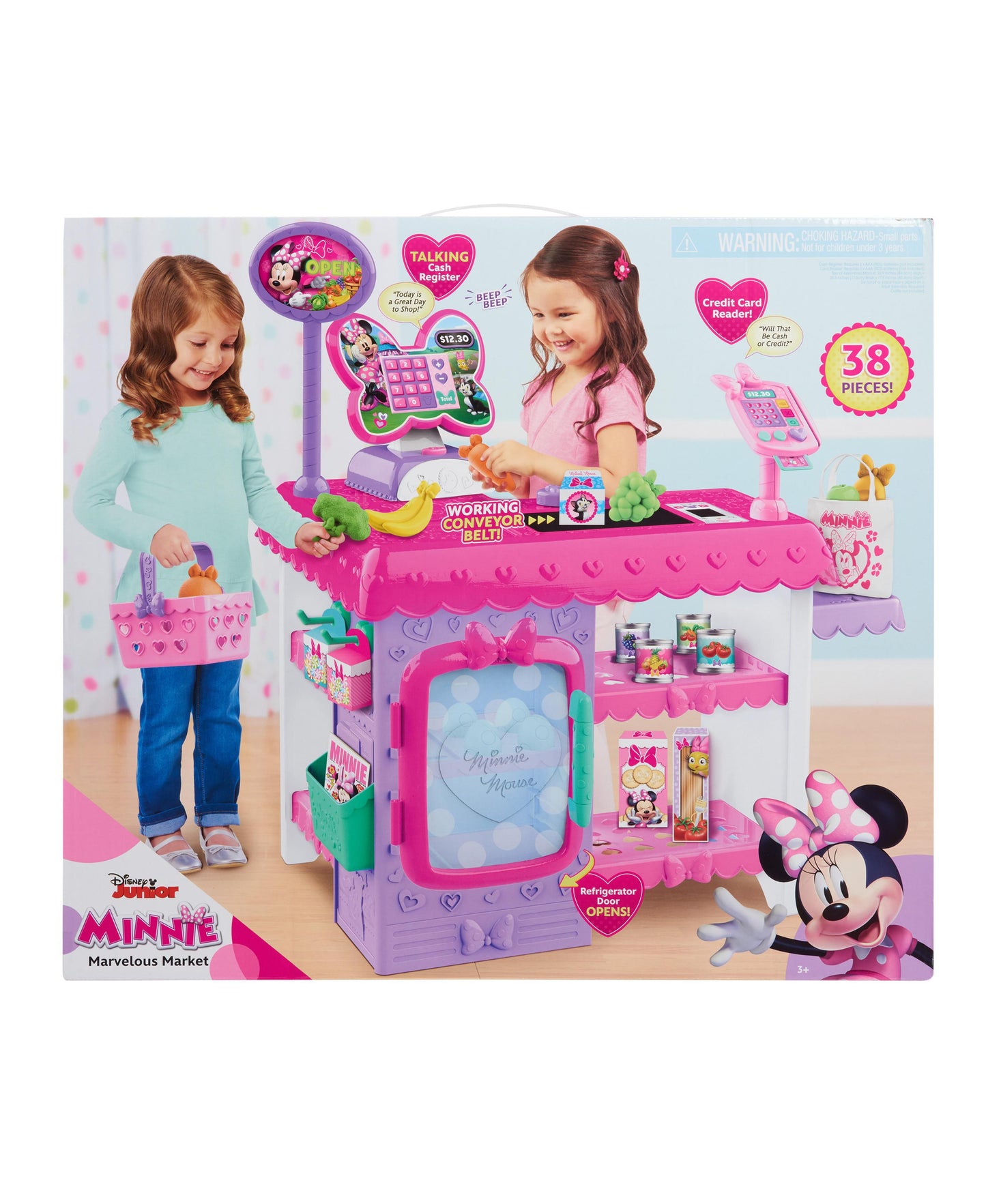 Minnie Mouse Marvelous Market, Pretend Play Cash Register with Sounds