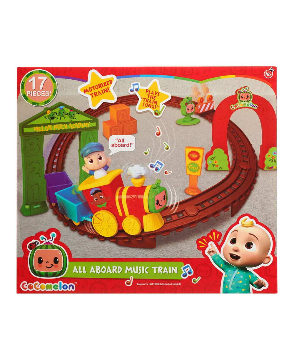 CoComelon All Aboard Music Train Playset - 15 Piece Interactive Set