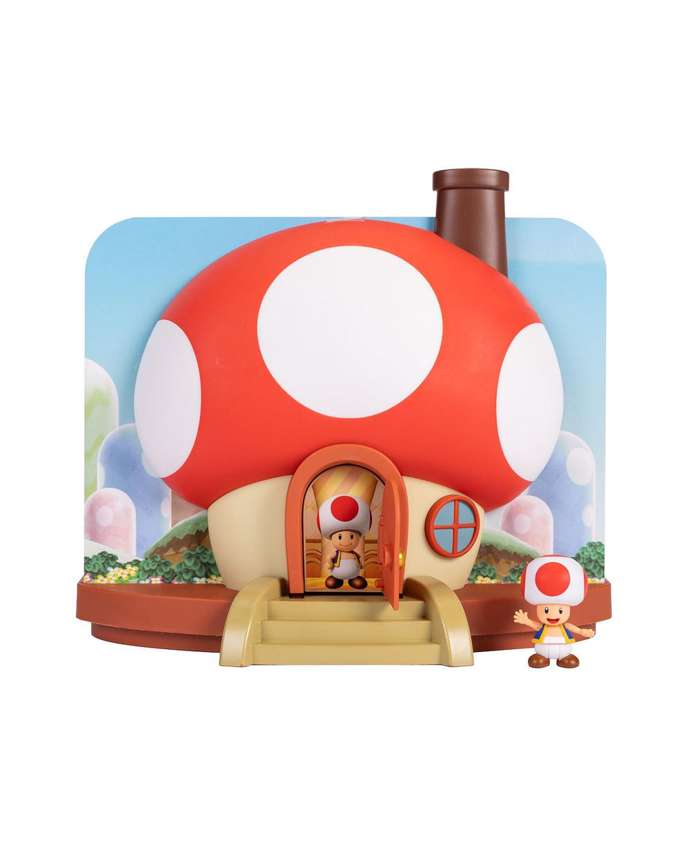 Nintendo Super Mario 2.5" Deluxe Toad House Interactive Playset