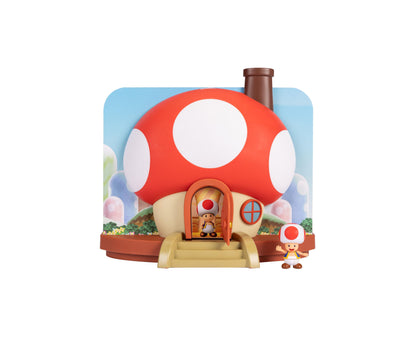 Nintendo Super Mario 2.5" Deluxe Toad House Interactive Playset