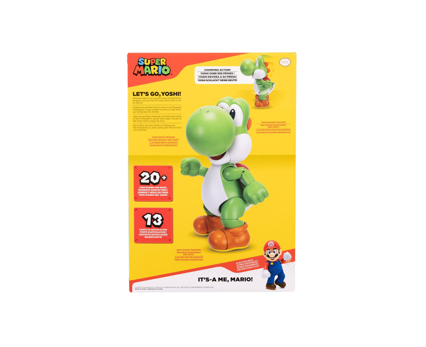 Super Mario Let's Go, Yoshi Interactive Figure