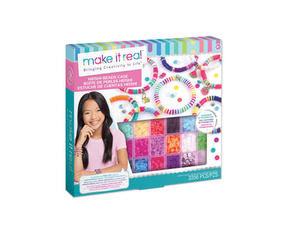 Make It Real Heishi Bead Bracelet Creation Kit - DIY Jewelry Making Set