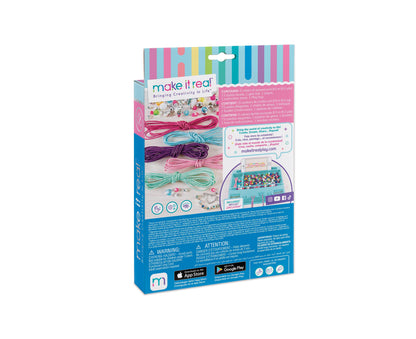 Make It Real Rainbow Bling DIY Bracelet Kit - Colorful Jewelry Crafting Set