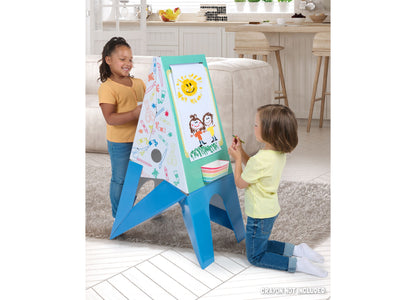 WowWee Pop2Play Rainbow Art Easel Set - Double-Sided Design