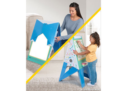 WowWee Pop2Play Rainbow Art Easel Set - Double-Sided Design